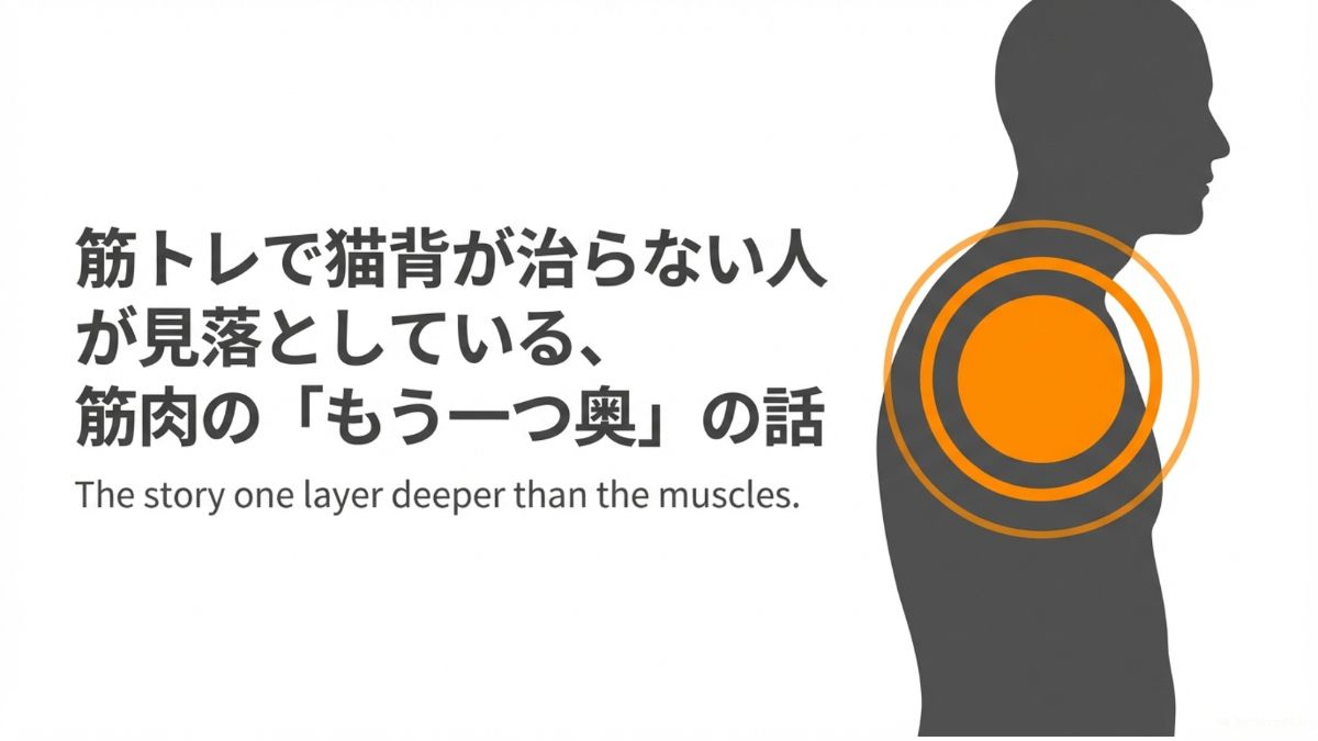 筋トレで猫背が治らない人が見落としている、姿勢を直す以外な方法